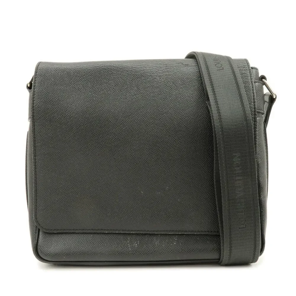Louis Vuitton Taiga Victor Crossbody Bag Black